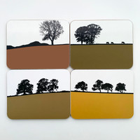 Jacky Al-Samarraie Landscape Set of 6 Melamine Coaster Offer. Pack 22