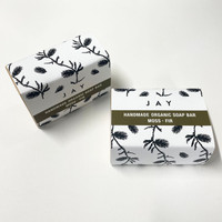 JAY Moss & Fir triple milled soap bar by Jacky Al-Samarraie
