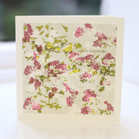 Jacky Al-Samarraie Hawthorn Flower Birthday Card