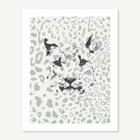 Jacky Al-Samarraie Snow Leopard Animal Print