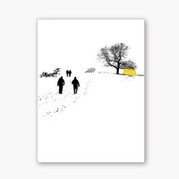 Winter Walkers screen print No.2 by Jacky Al-Samarraie