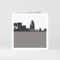 Jacky Al-Samarraie London Greeting Card of The Gherkin