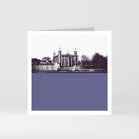 Jacky Al-Samarraie London Greeting Card of the Tower of London