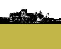 Jacky Al-Samarraie Caerphilly Castle Greeting Card