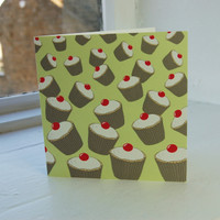 Jacky Al-Samarraie Peppermint Cupcakes Greeting Card