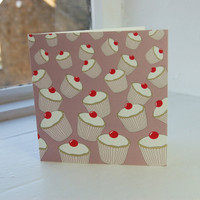 Jacky Al-Samarraie Rose Cupcakes Greeting Card