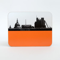 Jacky Al-Samarraie Waterloo Bridge London Melamine Coaster 