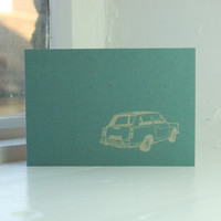 Jacky Al-Samarraie Austin A40 Greeting Card