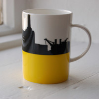 Jacky Al-Samarraie Battersea Power Station Bone China Mug