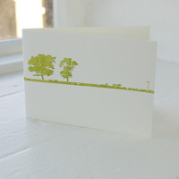 Jacky Al-Samarraie Ilkley Letterpress Greeting Card