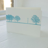 Jacky Al-Samarraie Calverley Letterpress Greeting Card