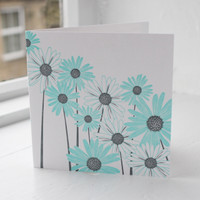 Jacky Al-Samarraie Daisy Letterpress Greeting Card