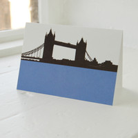 Jacky Al-Samarraie Tower Bridge Greeting Card