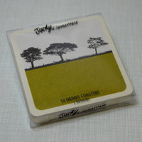 Jacky Al-Samarraie Rural Landscape Drinks Coasters - Set 2