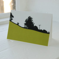 Jacky Al-Samarraie Langdale Green Greeting Card