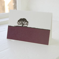 Jacky Al-Samarraie Dales - Grassington Purple Greeting Card