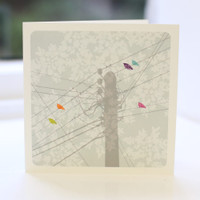 Jacky Al-Samarraie Telegraph Pole 2 Greeting Card