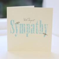 Jacky Al-Samarraie Sympathy Letterpress Greeting Card