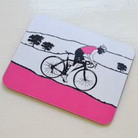 Jacky Al-Samarraie Female Cyclist Coaster