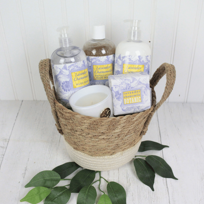 Lavender Chamomile Spa Basket | Midwood Flower Shop | Charlotte