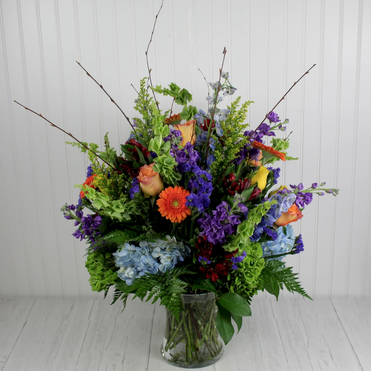 Colorful Tribute Vase | Midwood Flower Shop | Charlotte Florist