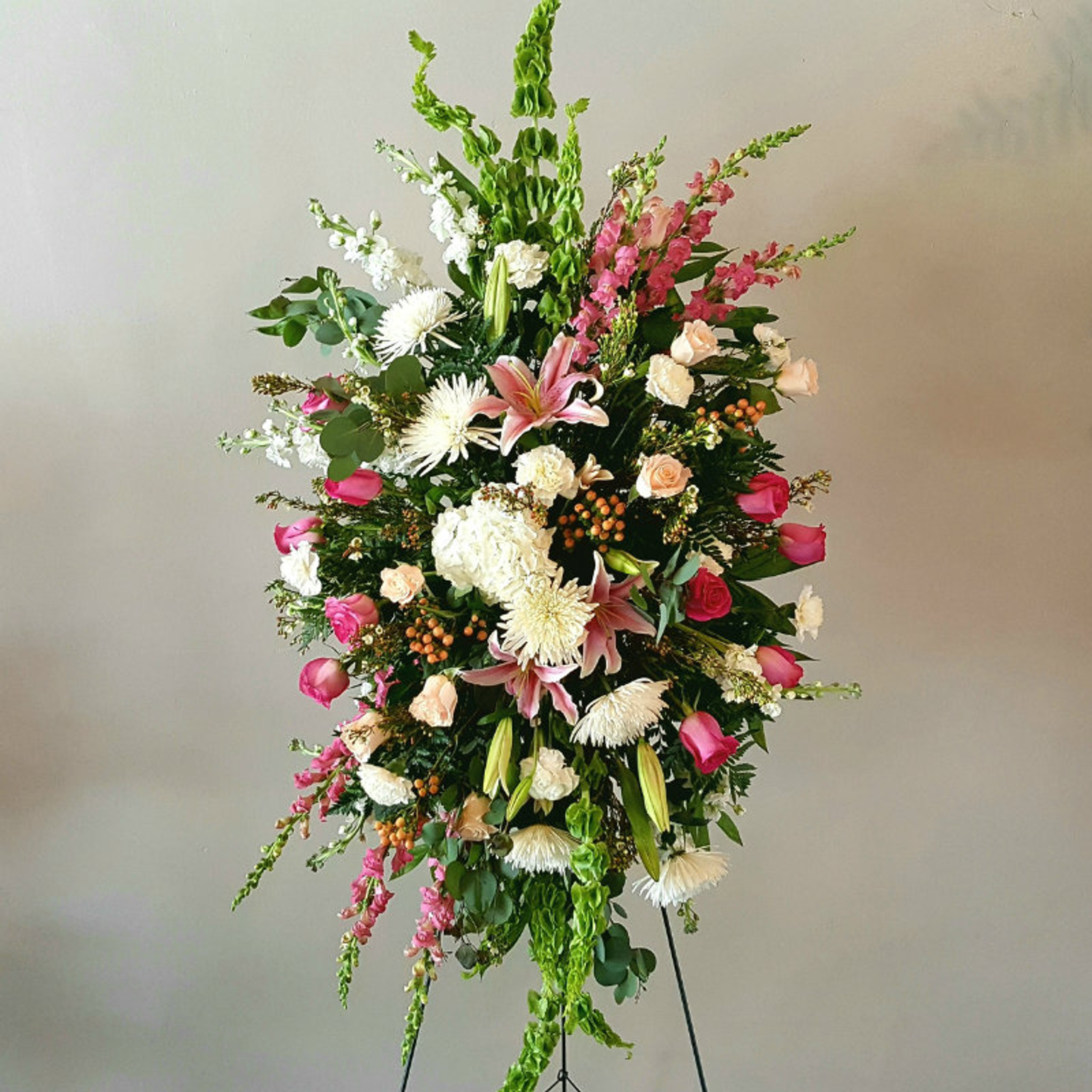 Queen's Tribute Standing Spray Midwood Flower Shop Charlotte