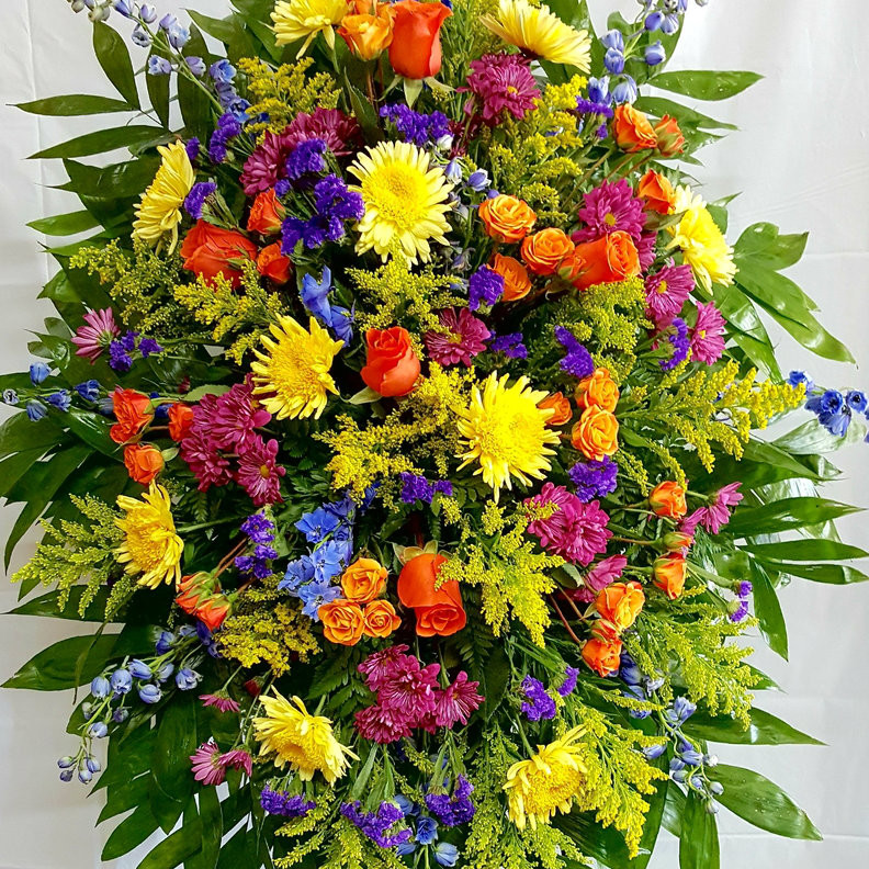 Colorful Tribute Midwood Flower Shop Charlotte Florist Delivery