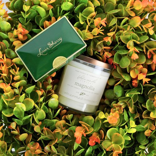 Magnolia Candle & Louis Sherry Chocolates
