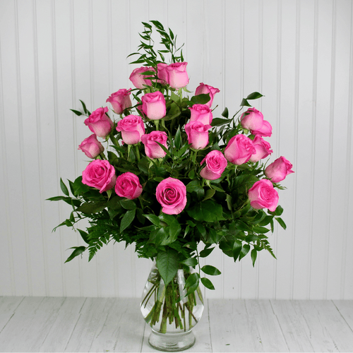 Two Dozen Pink Roses