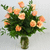 Dozen Autumn Peach Roses