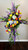 Colorful Tribute Standing Cross Sympathy Flowers Midwood Flower Shop | Charlotte Florist Delivery Service
