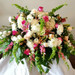 Queen's Tribute Casket Spray Sympathy Flowers Midwood Flower Shop | Charlotte Florist Delivery Service