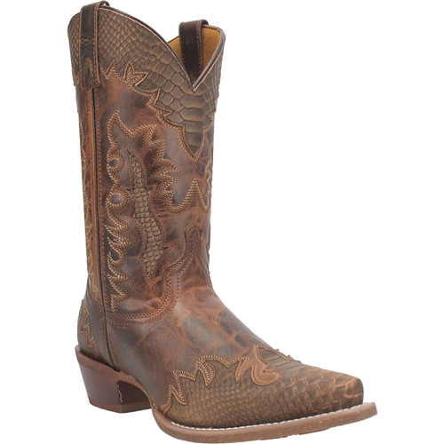 Brown Python Print Cowboy Boots | Laredo | Leather Bound NJ