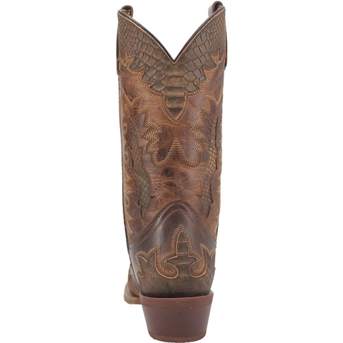 Brown Python Print Cowboy Boots | Laredo | Leather Bound NJ