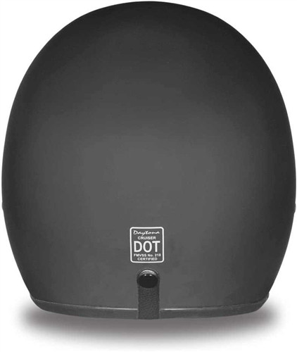 D.O.T. Daytona Cruiser- Dull Black Helmet 2XL D.O.T. Daytona Cruiser- Dull Black Helmet 2XL
