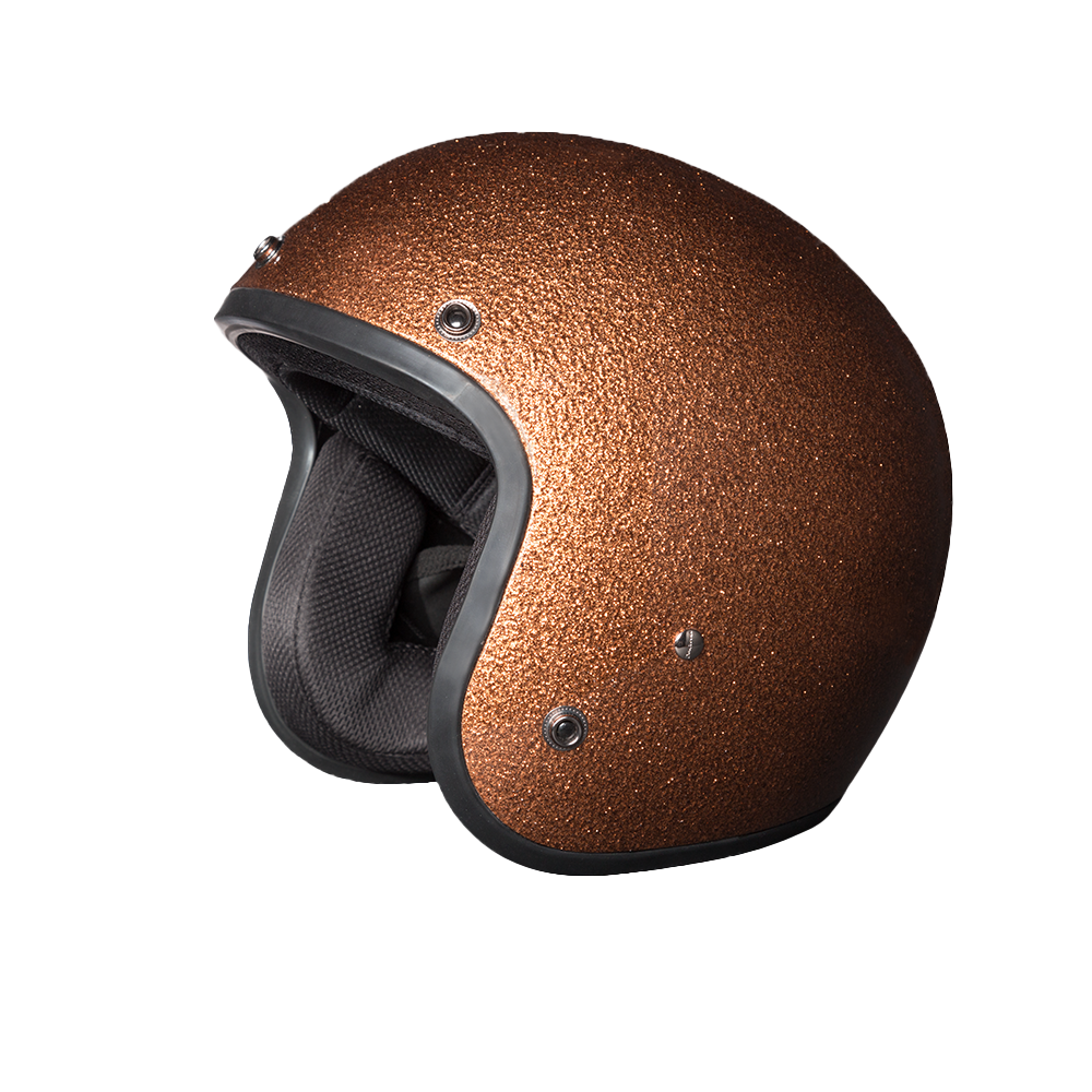 Root Beer Metal Flake Cruiser Helmet - Daytona Helmets | Leather Bound NJ