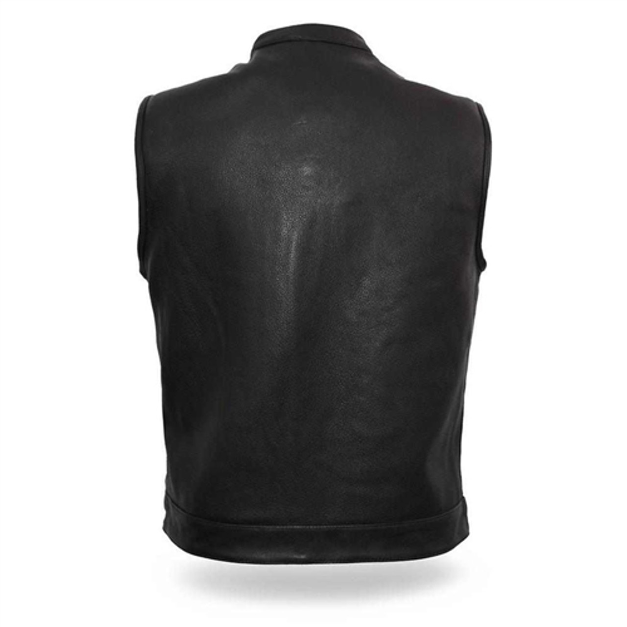 Premium Leather Motorcycle Vest by First Classics