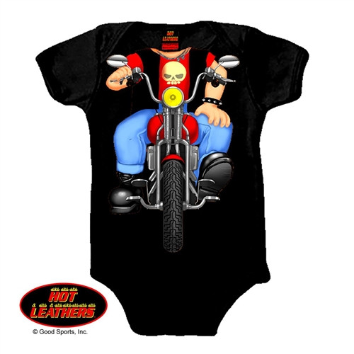 thumbnail interactive-video image 1 of Awesome Motor Bike Rider Gift Baby Grow Boys Girls Present Play Suit Cute 1 of 5