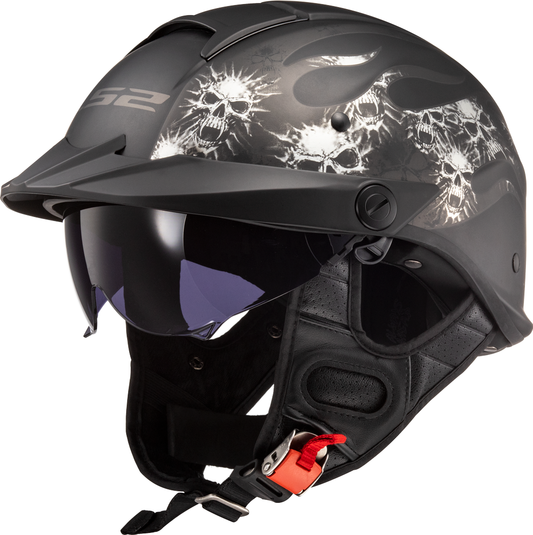custom airbrushing motorcycle helmets Paratrooper military skull design on a motorcycle helmet