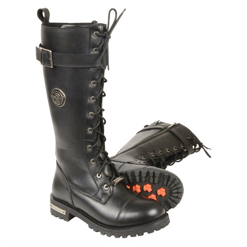 Milwaukee Leather High-Rise Ladies Motorcycle Boots  display picture 1