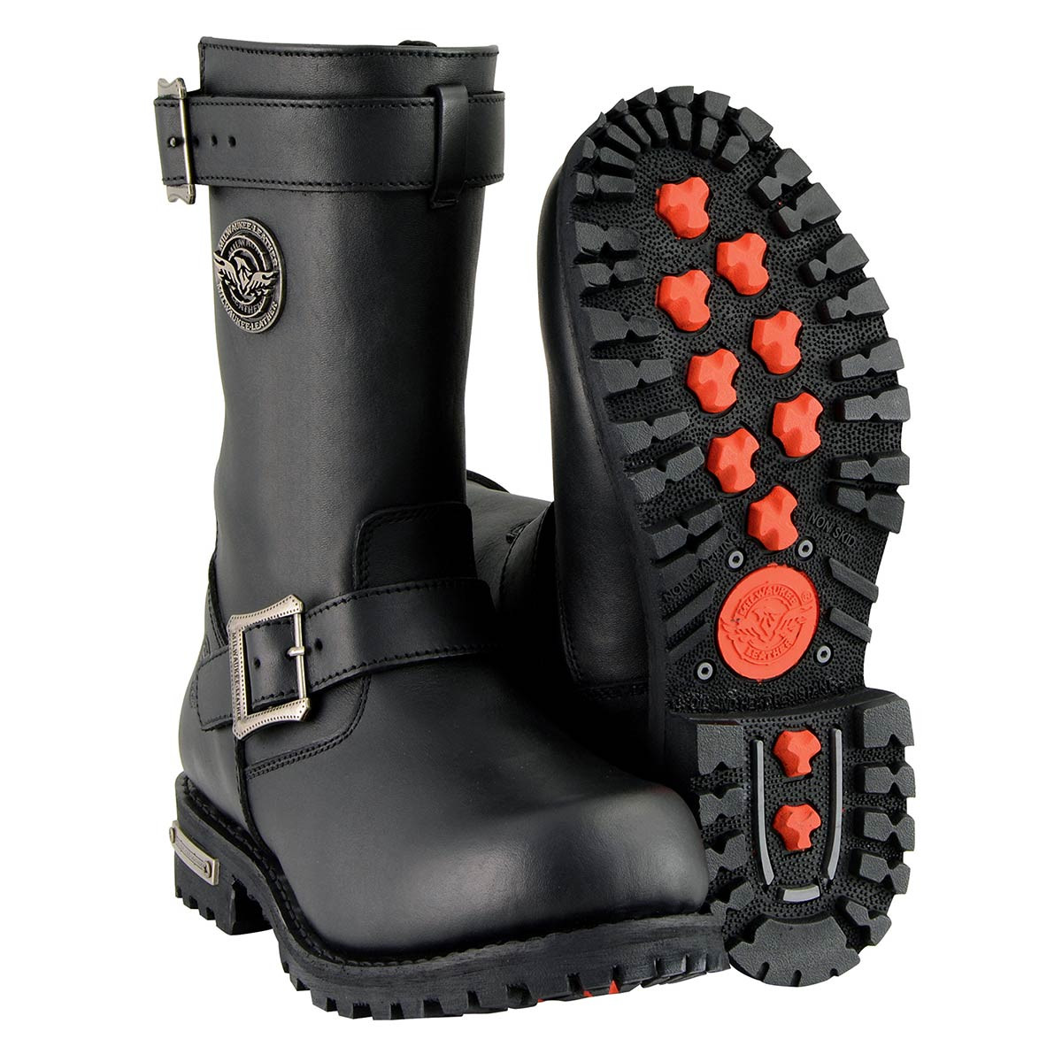 Milwaukee Leather Black Engineer Boots | Leather Bound NJ