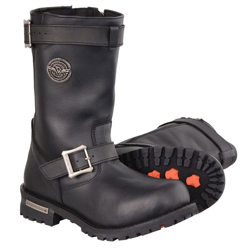 Milwaukee Leather Black Engineer Boots | Leather Bound NJ