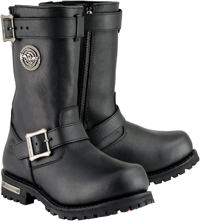 Milwaukee Leather Black Engineer Boots | Leather Bound NJ