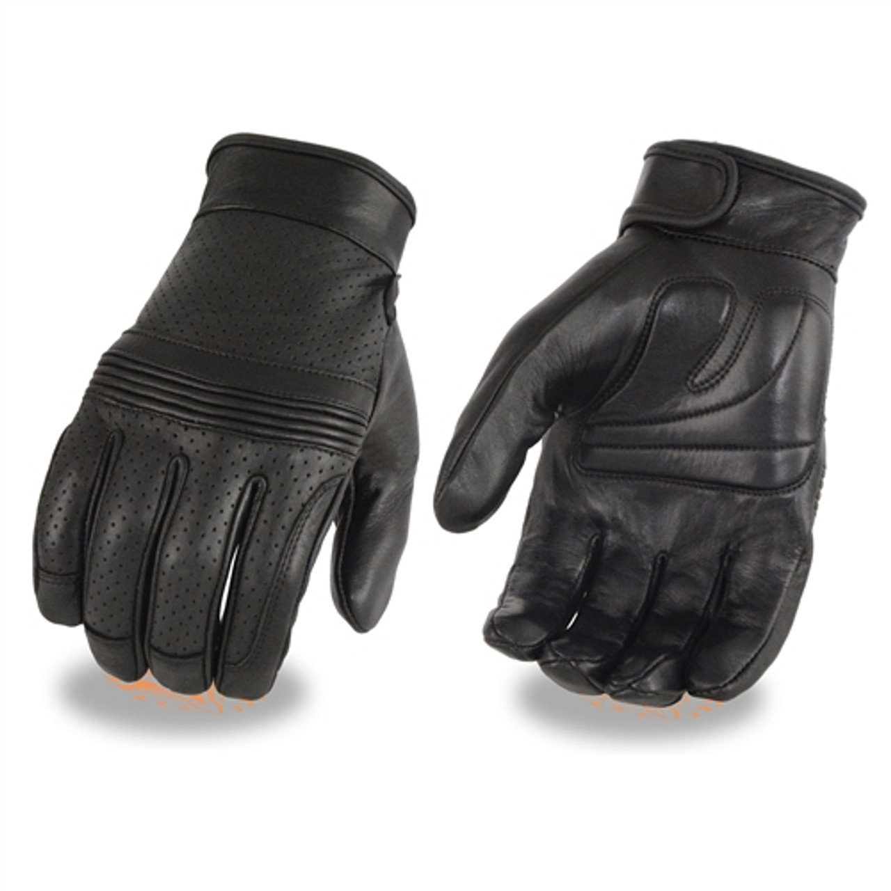 Touch-Screen Leather Motorcycle Gloves