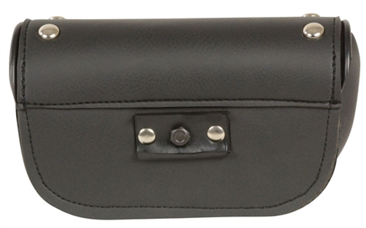 ☆haveawhale☆ dot padding bag BK 5015834257 Milwaukee Small Studded Motorcycle Windshield Bag | Leather