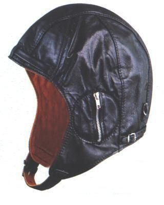 WWII Style Aviator Leather Hat – Vintage Motorcycle Pilot Cap