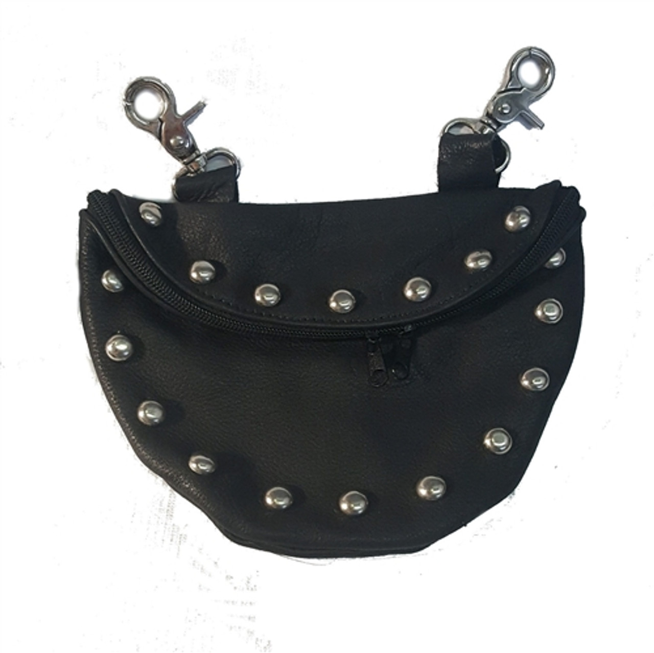 Luna Charles Nova Star Studded Handbag | Black & Gold | Vegan Leather