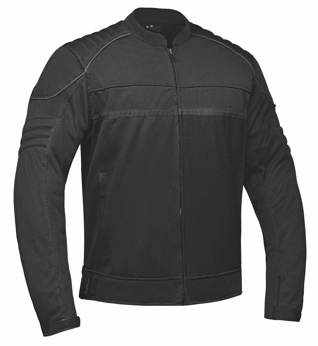 Men's Mesh Motorcycle Jacket with Armor | Leather Bound NJ