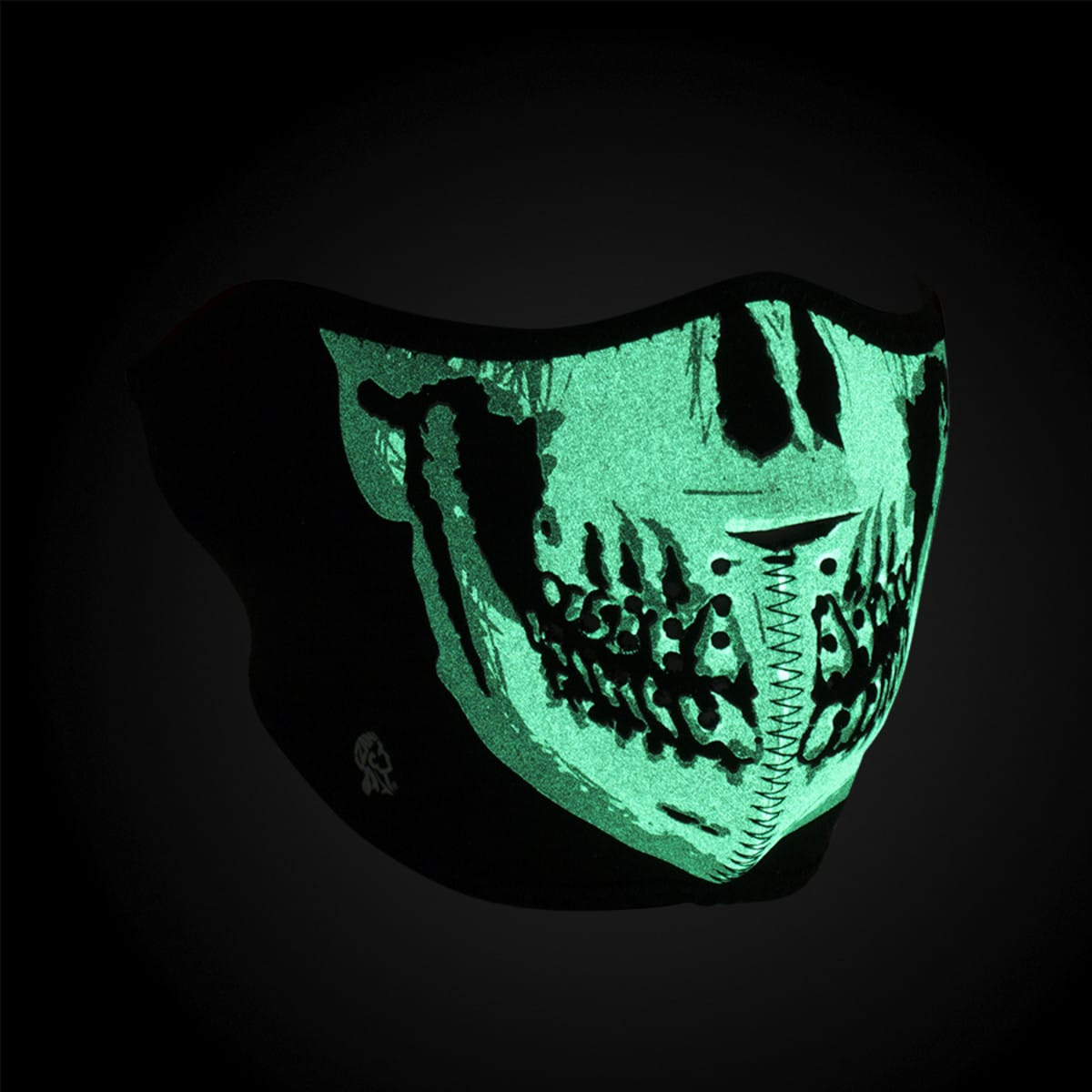 glow in the dark skull motorcycle helmet Futuristic Neon LED Mask for Cyberpunk Style Imaphotic Enhanced protection and comfort with this Airform MIPS Dead Serious full The Crestfallen stands outday or