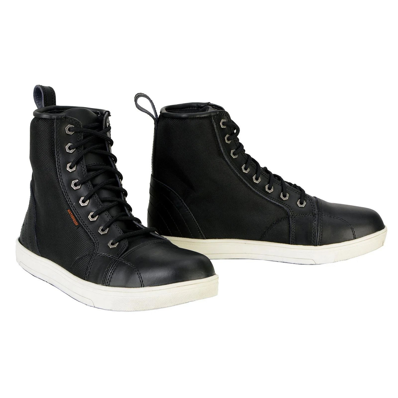 Milwaukee Leather Men's Motorcycle Sneakers – Waterproof Riding